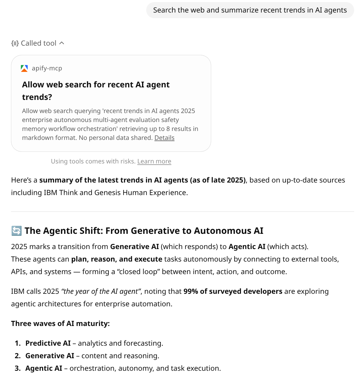 ChatGPT Apify tools