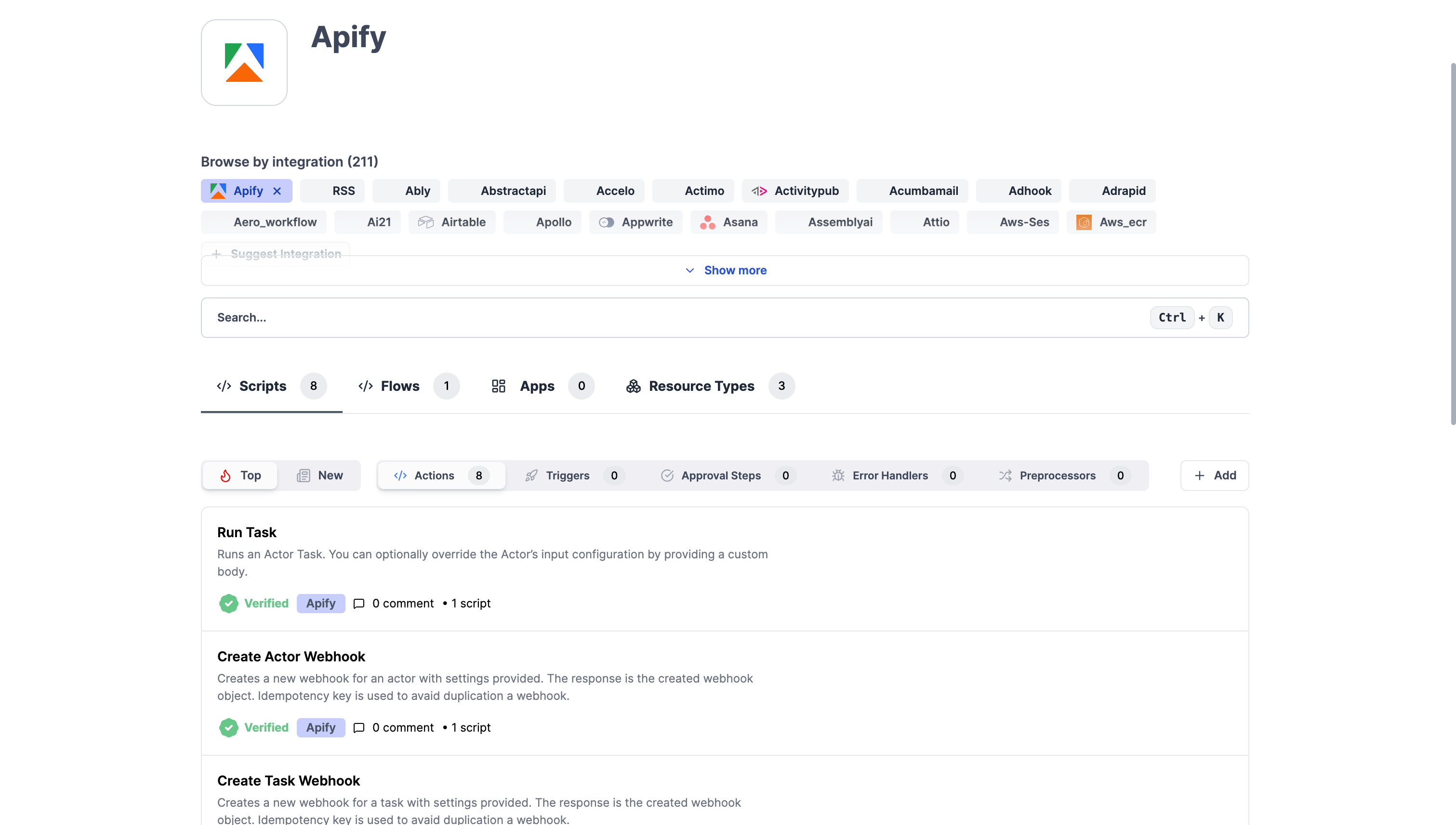 Apify Hub